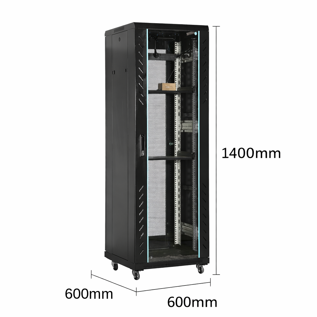 AV RACKS 27U server rack cabinet, 1400 x 600 x 600 mm